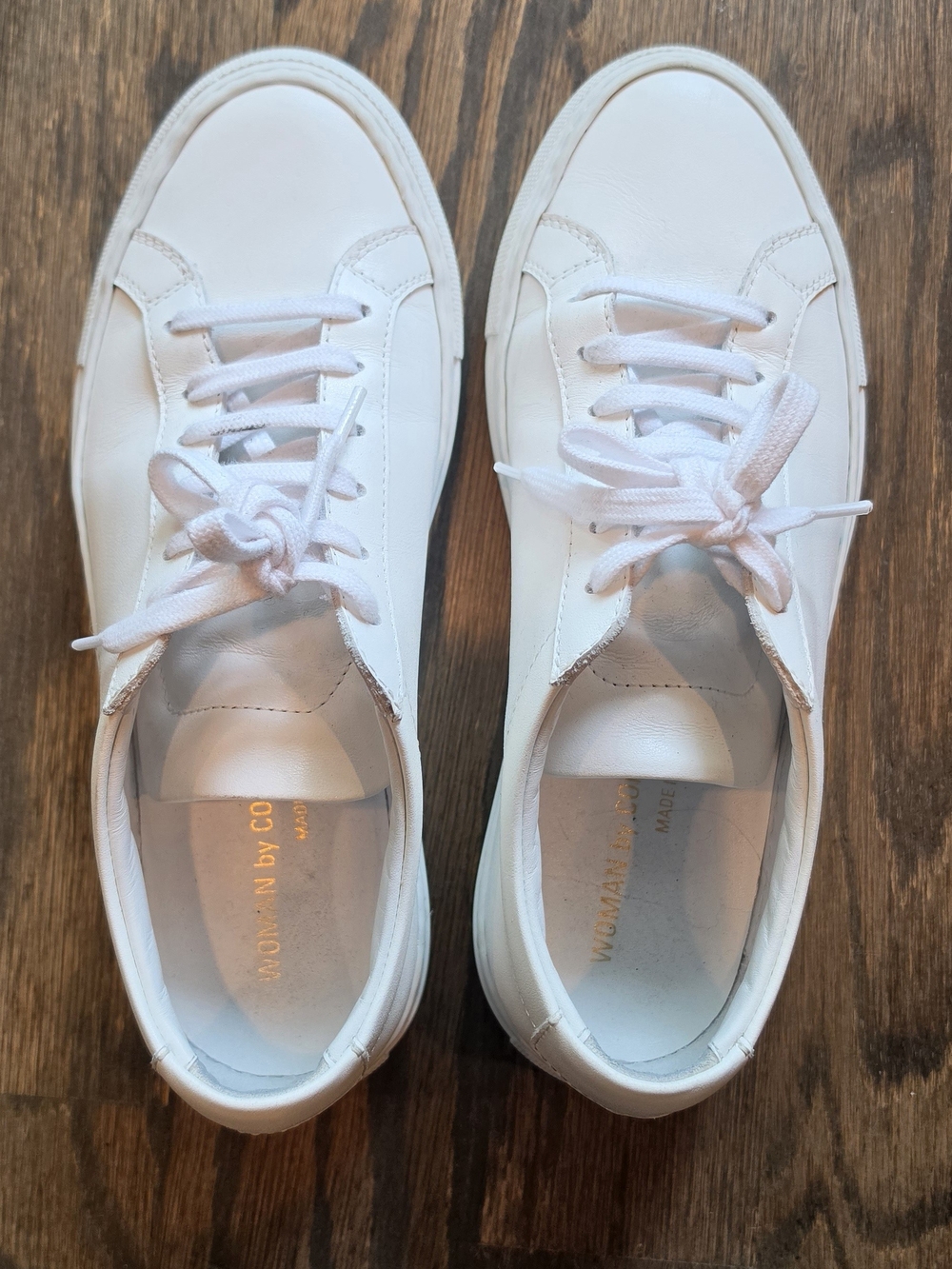 Common Projects Women Achilles Low (White Leather)